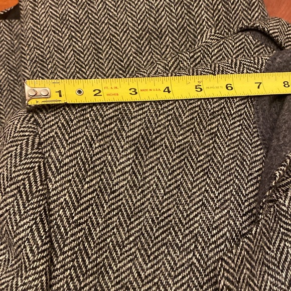 Gray Textured Sport Coat with Classic Weave - Picture 12 of 13